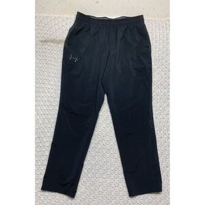 Under Armour  Track Pants Men's XL Black‎ Performance  2-Pockets Style# 1271949